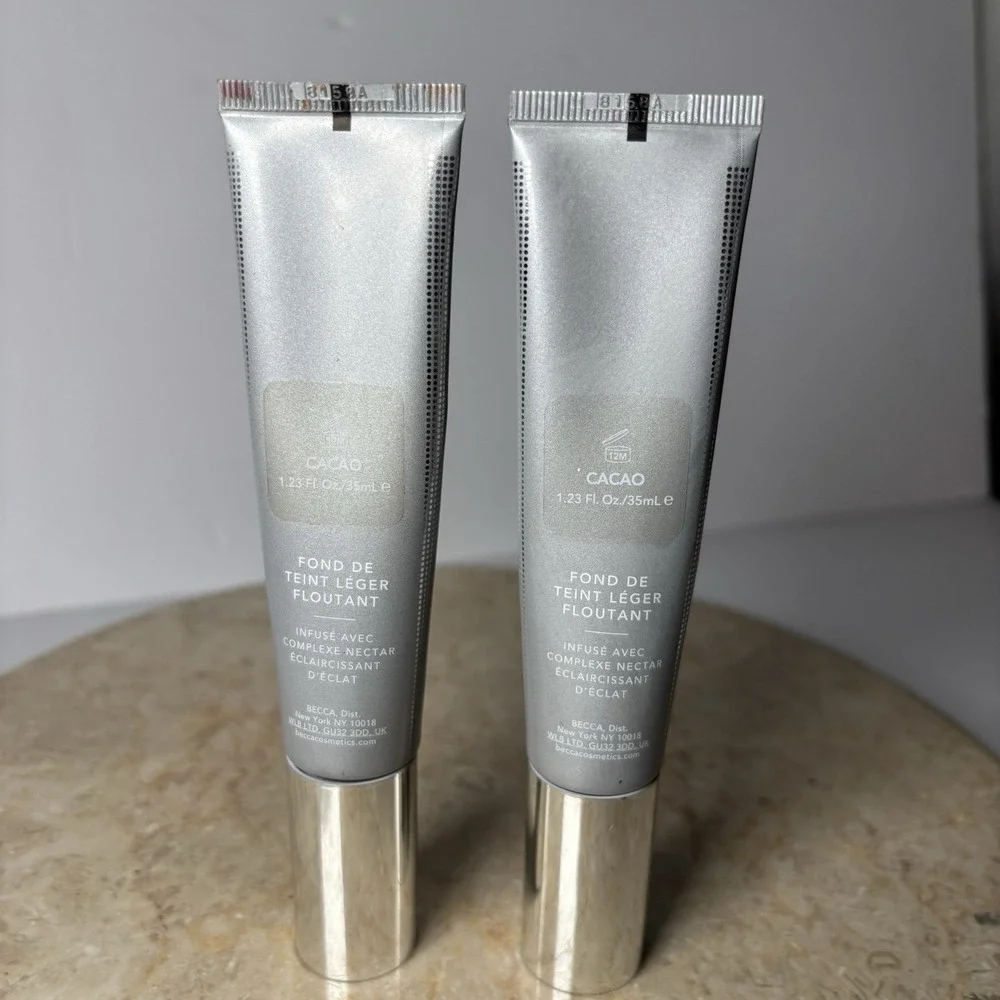 BECCA Skin Love Weightless Blur‎ Foundation CACAO - 1.23FL OZ 2PK NWOB